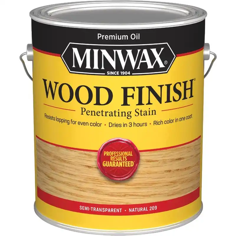 Minwax 710700000 Wood Finish VOC Penetrating Stain Natural 1 Gal.