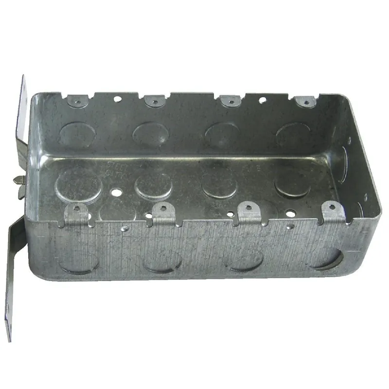ABB 4G4DV1/2 Steel City 4-Gang Steel Drawn Wall Box