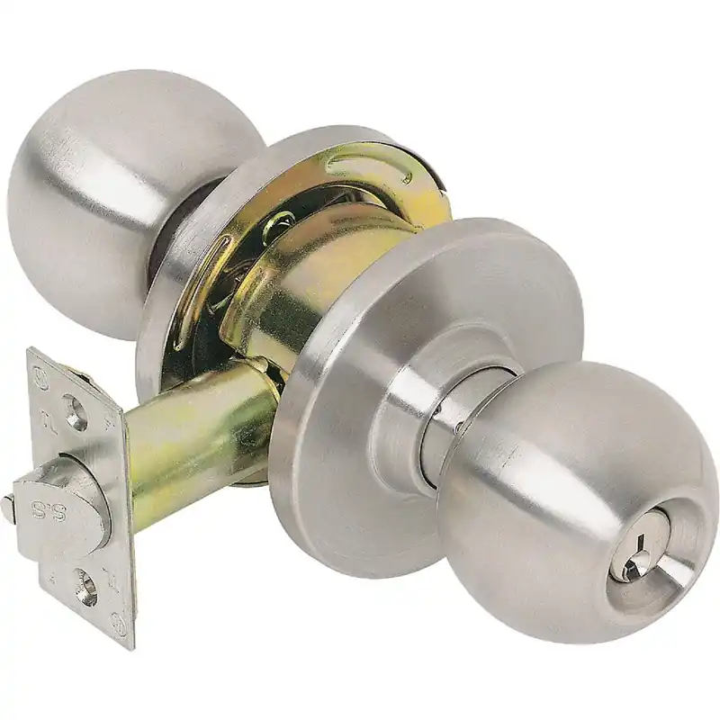 Tell CL100008 Satin Stainless Steel Entry Door Knob