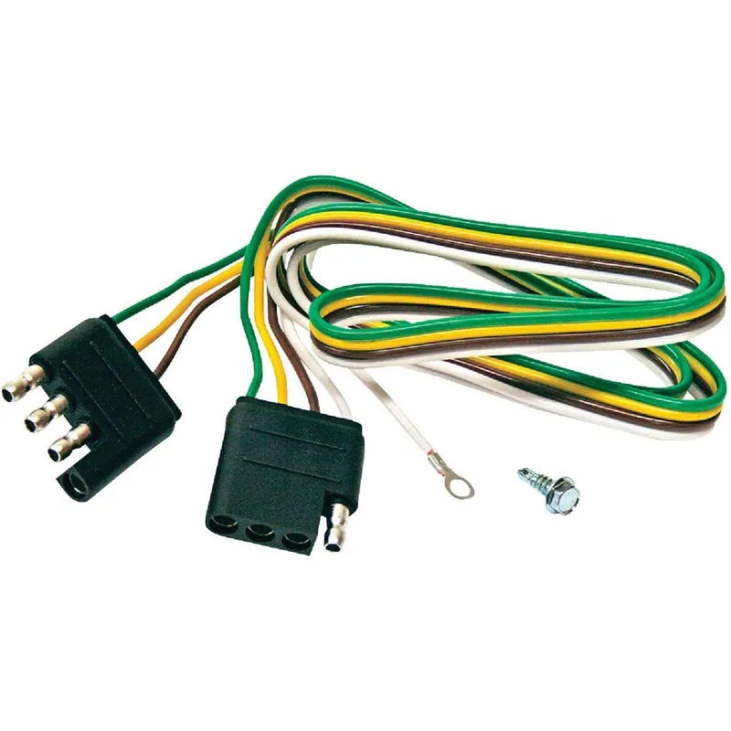 Reese Towpower 78091 4-Flat 36 In. Loop with Ground Eyelet Vehicle/Trailer Connector Set