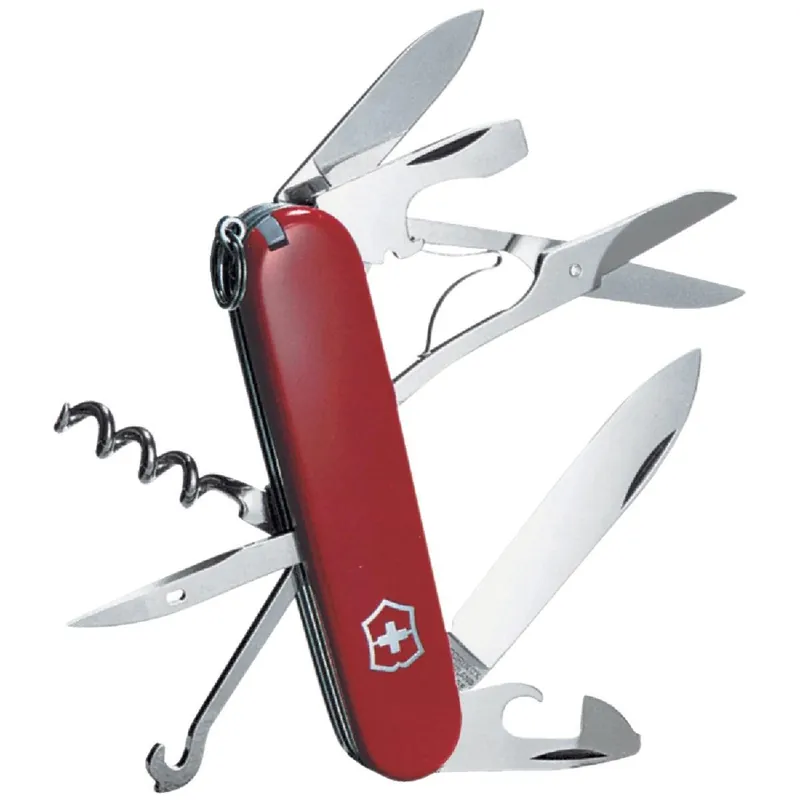 Victorinox 1.3703.B1-X1 Climber 13-Function 3-1/2 In. Red Swiss Army Knife
