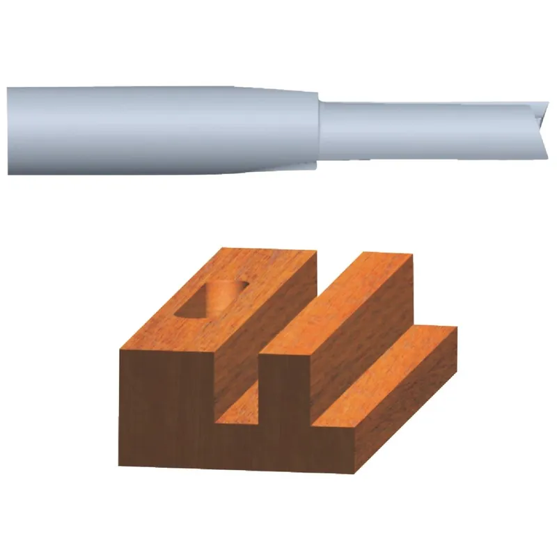 Vermont American 23109 Carbide Tip 3/4 In. Straight Bit