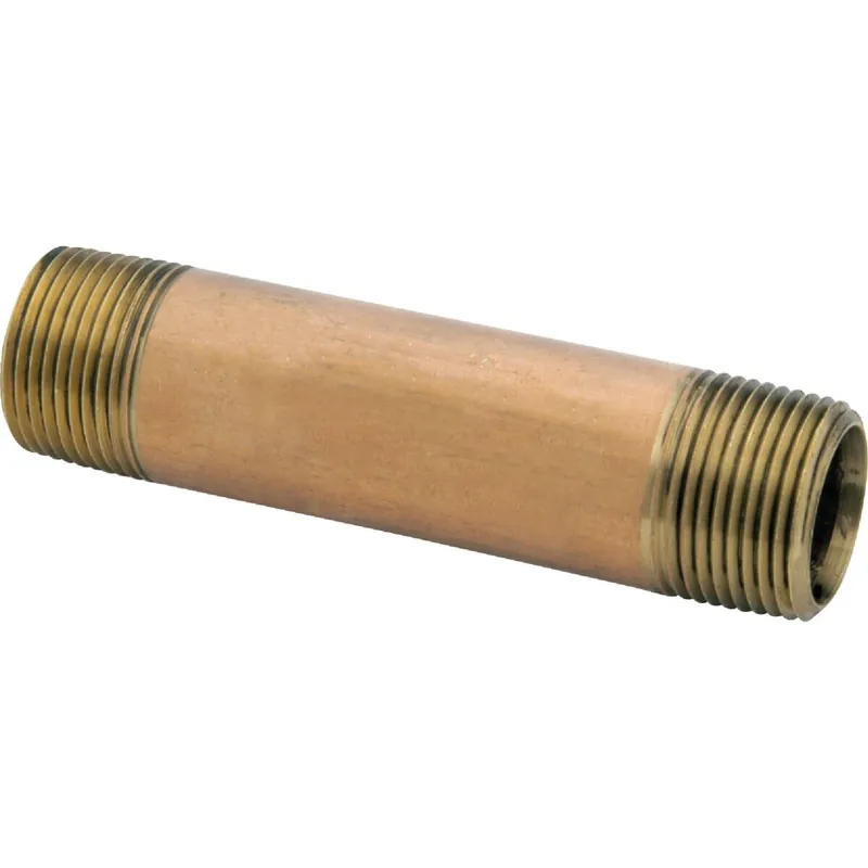 Anderson Metals 38300-1255 Red Brass Nipple 3/4 Inch x 5-1/2 Inch