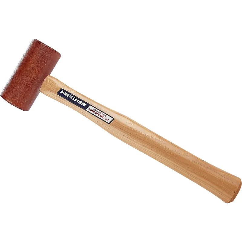 Vaughan RM175 8 Oz. Rawhide Mallet with Wood Handle