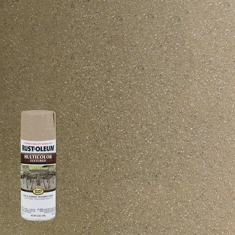 Rust-Oleum 223524 Stops Rust MultiColor 12 Oz. Textured Spray Paint Desert Bisque