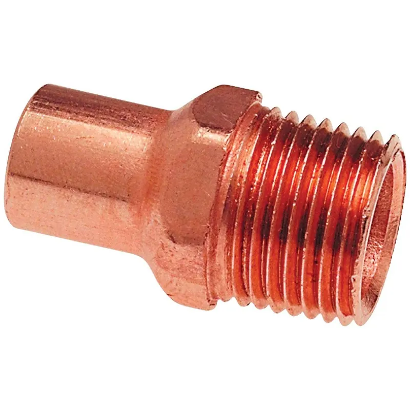 NIBCO W01320C 3/4 In. FTGxM Copper Pipe Adapter