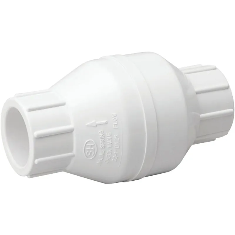 ProLine 101-105 PVC Spring Loaded Check Valve