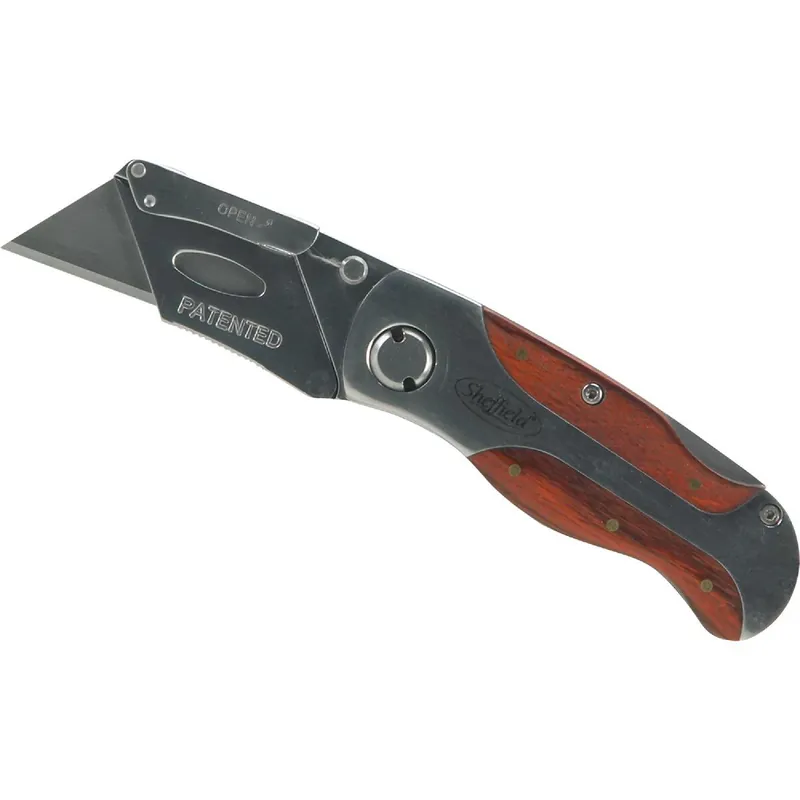 Sheffield 12115 Premium Lockback Fixed Folding Utility Knife
