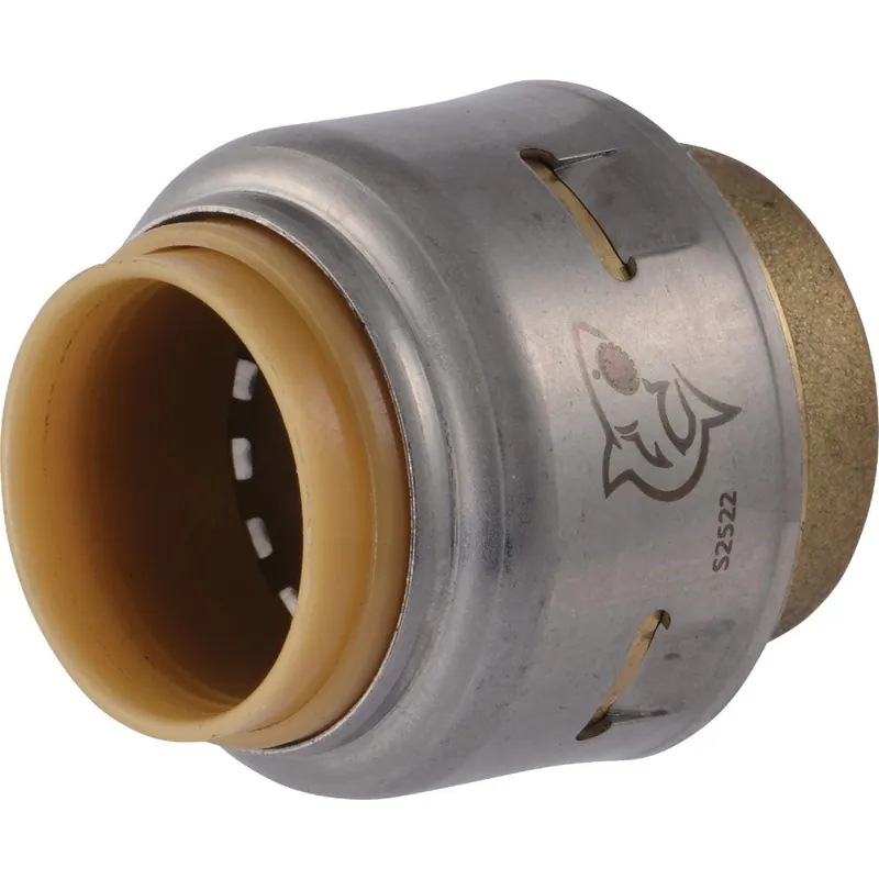 SharkBite UR514A Push-to-Connect Brass End Push Cap