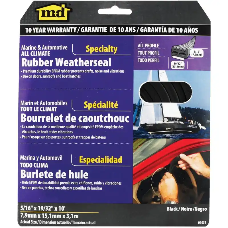 M-D 01033 Auto & Marine Weatherstrip
