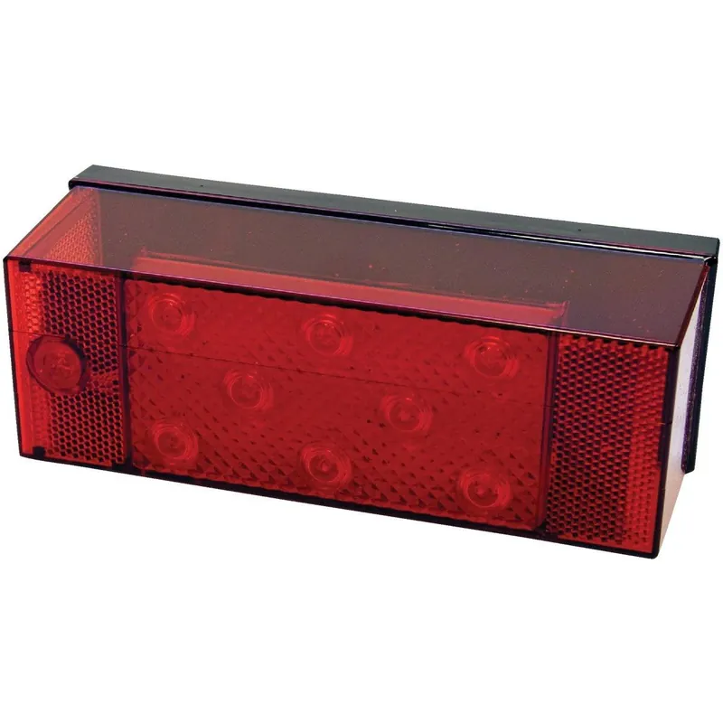Peterson V856L Rectangle Red 7.9 In. Stop & Tail Combo Light