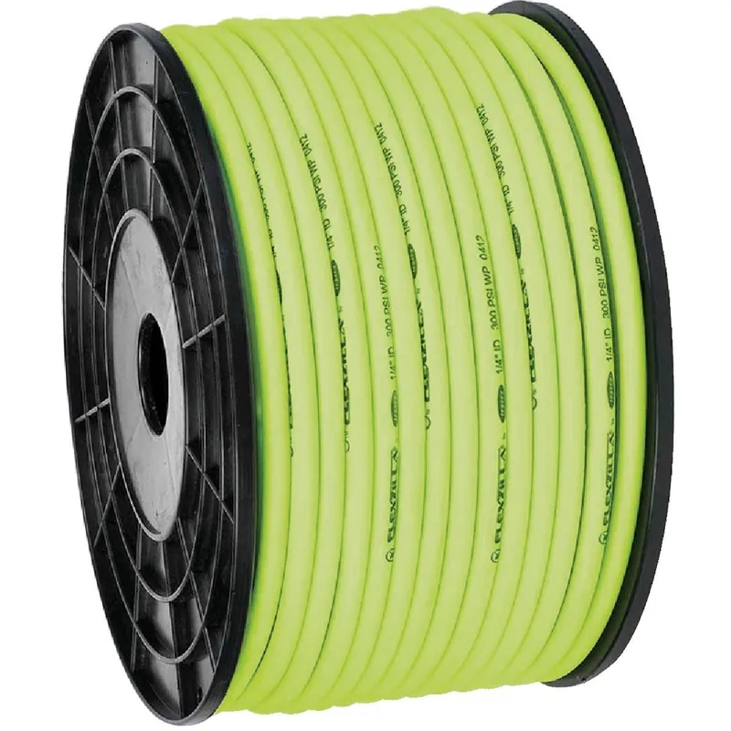 Flexzilla HFZ14250YW Pro 1/4 In. x 250 Ft. Polymer-Blend Bulk Air Hose