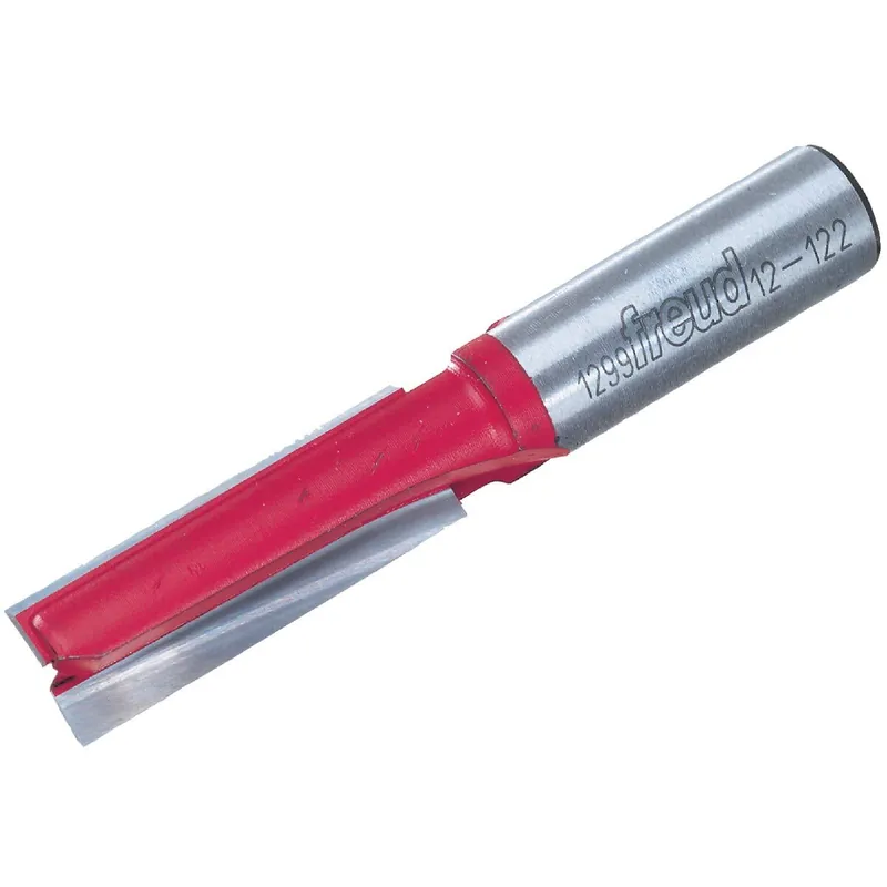 Freud 12-122 Carbide Tip 1/2 In. Double Flute Straight Bit