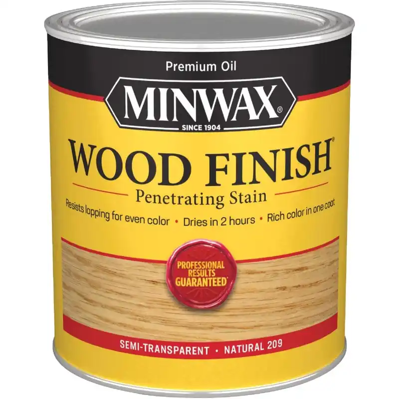 Minwax 70000444 Wood Finish Penetrating Stain Natural 1 Qt.