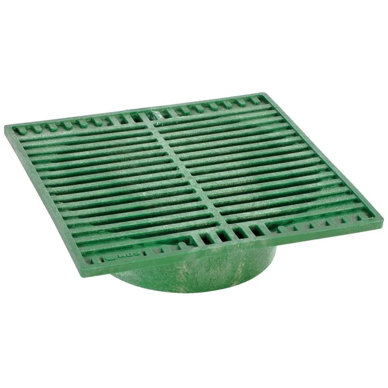 NDS 950 Polyolefin Square Grate 9 In. x 9 In. Replacement 950