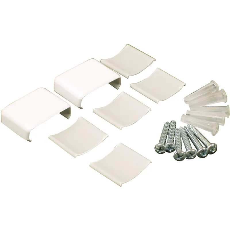 Wiremold NMW910 White Wire Protector Accessory Kit