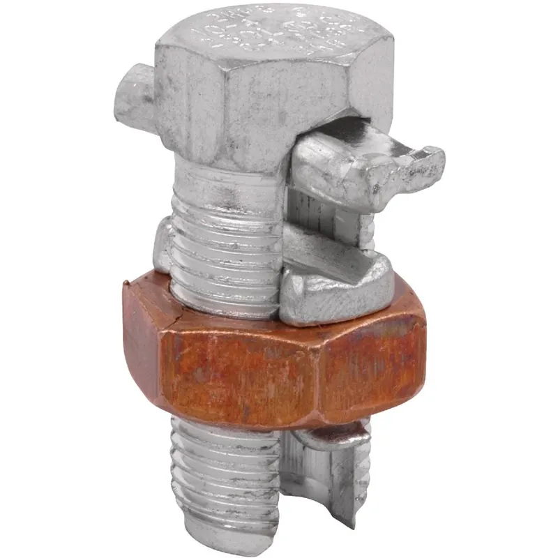 ABB E2HPS25 Blackburn 2 Sol. to 8 Sol. Tin Plated Copper Alloy Split Bolt Connector