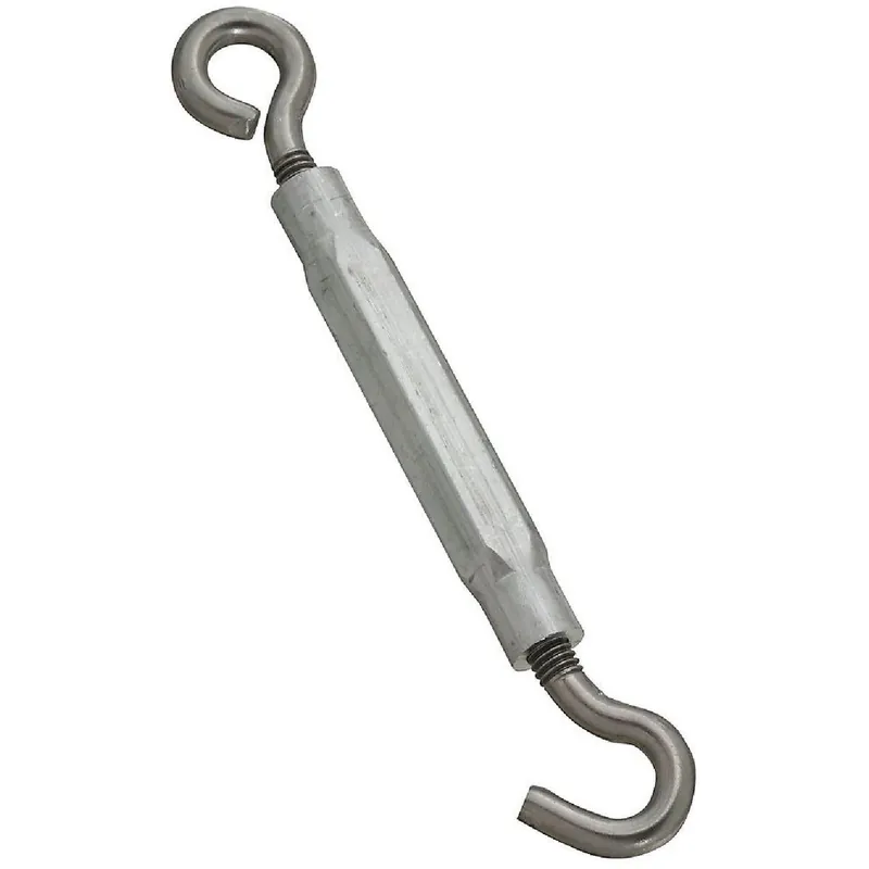 National N221960 5/16 In. x 9 In. Stainless Steel Hook & Eye Turnbuckle