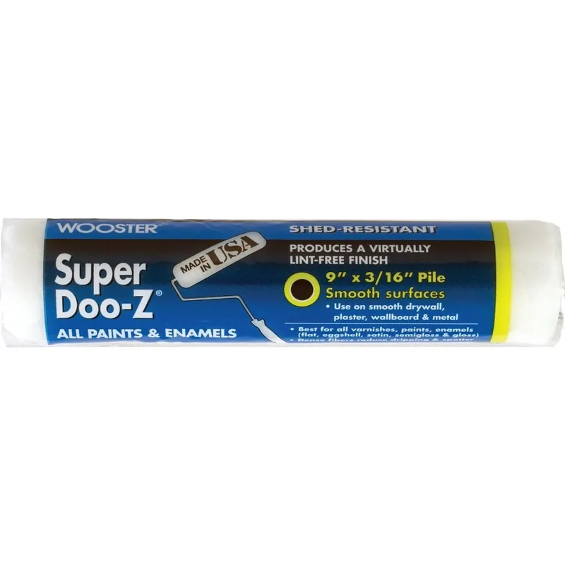Wooster Brush R206-9 Super Doo-Z 9 In. x 3/16 In. Woven Fabric Roller Cover
