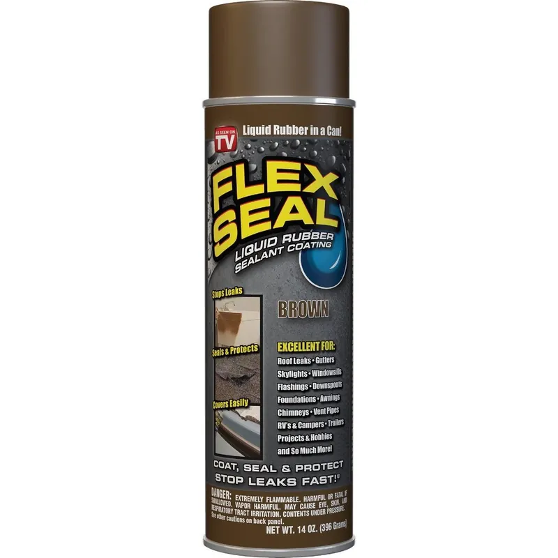 Flex Seal FSBRNR20 14 Oz. Spray Rubber Sealant Brown