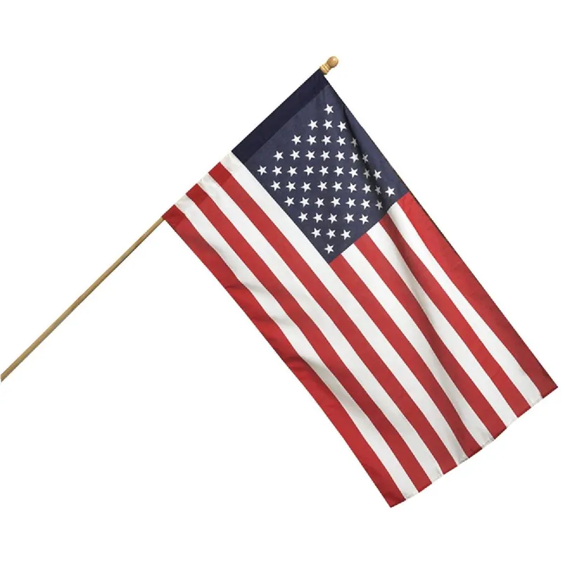 Valley Forge AA99050 Polycotton American Flag & 5 Ft. Pole Kit