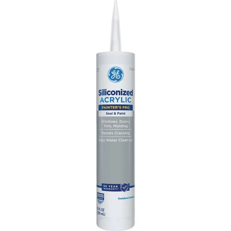 GE 2874546 Clear Siliconized Acrylic Painters Pro Seal & Paint Sealant