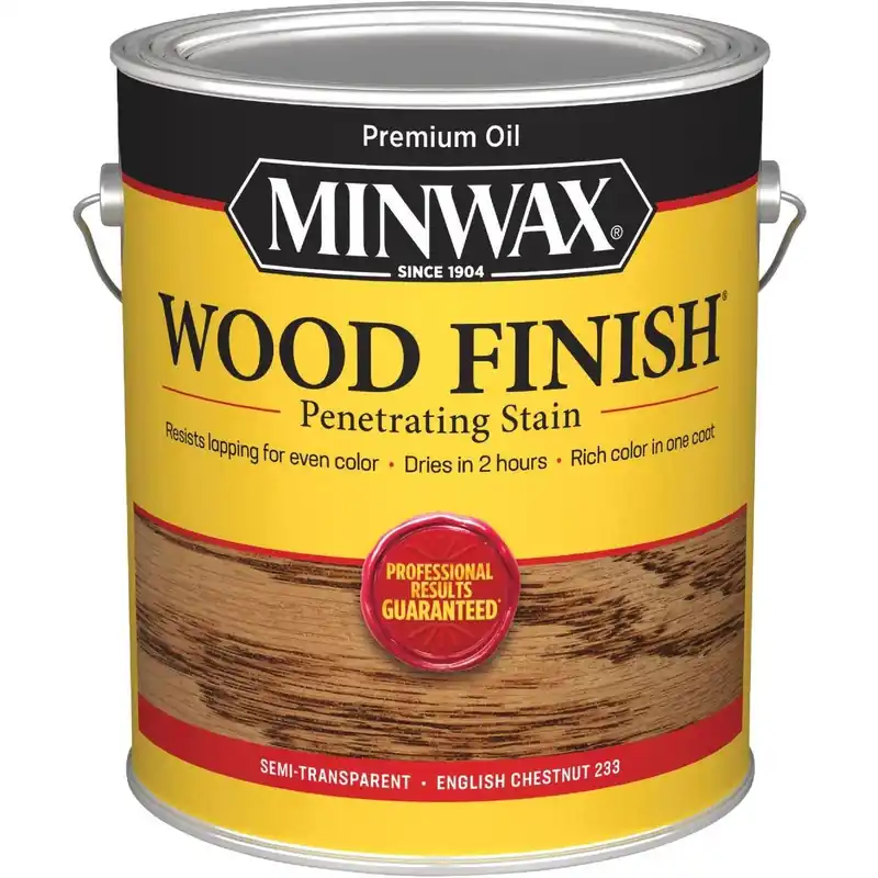 Minwax 710440000 Wood Finish Penetrating Stain English Chestnut 1 Gal.