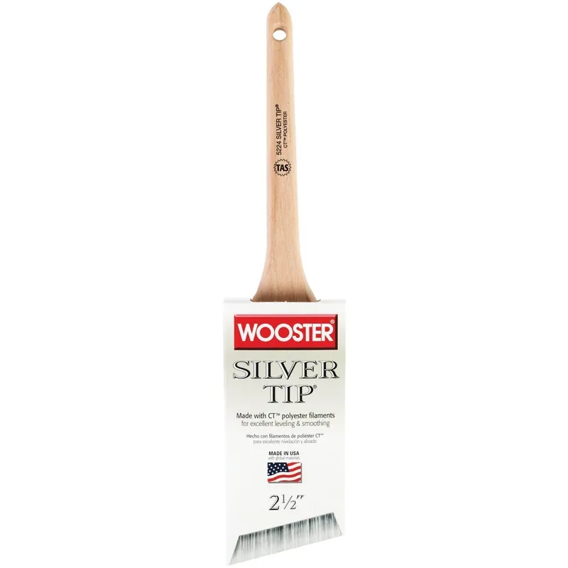 Wooster Brush 5224-21/2 Wooster SILVER TIP 2-1/2 In. Thin Angle Sash Paint Brush