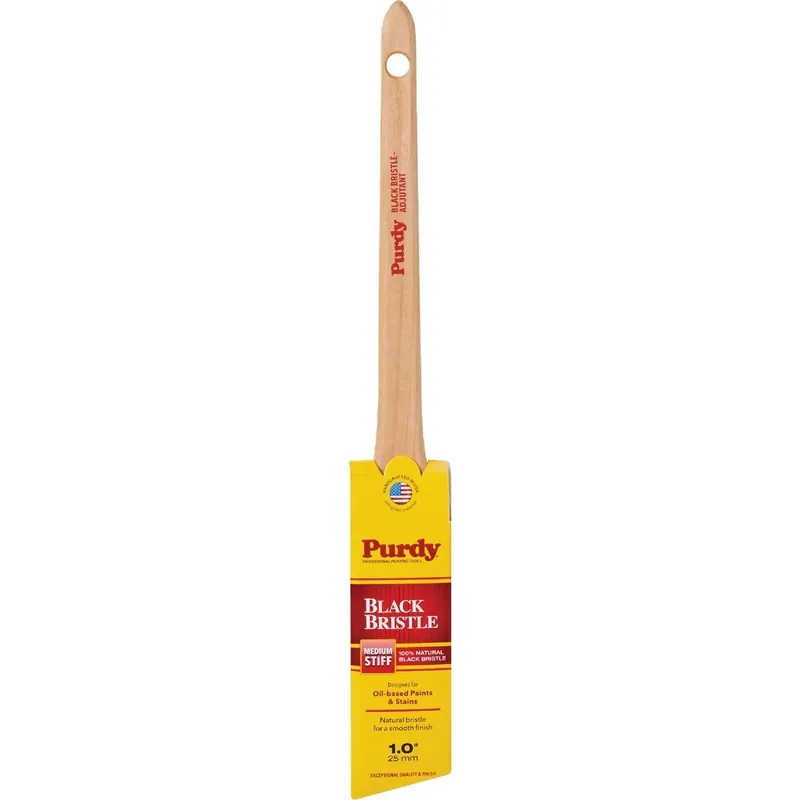 Purdy 144024010 Black Bristle 1 In. Angular Trim Paint Brush