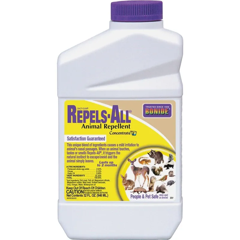 Bonide 2376 Repels All 1 Qt Concentrate Animal Repellent