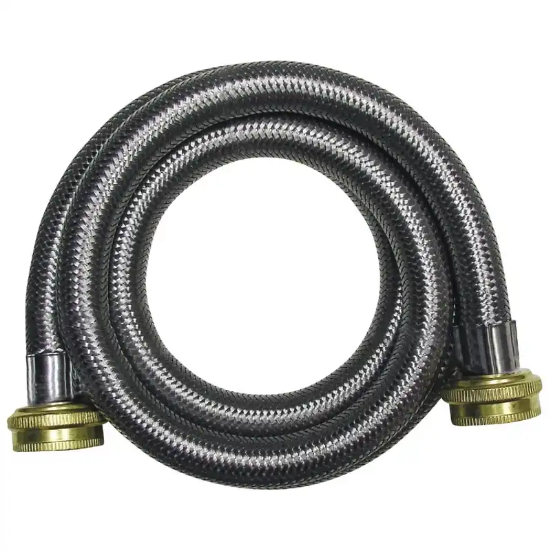 B&K 496-213 6 Ft. Stainless Steel 125 psi Washing Machine Hose
