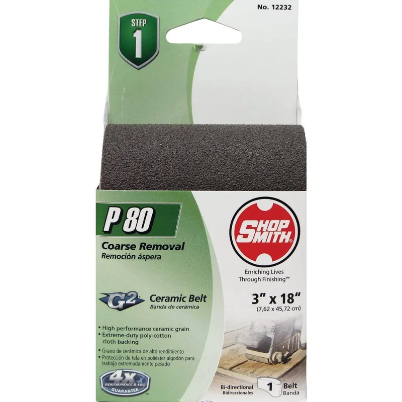 Gator 7085 Sanding Belt 80 Grit 3 In. x 18 In.