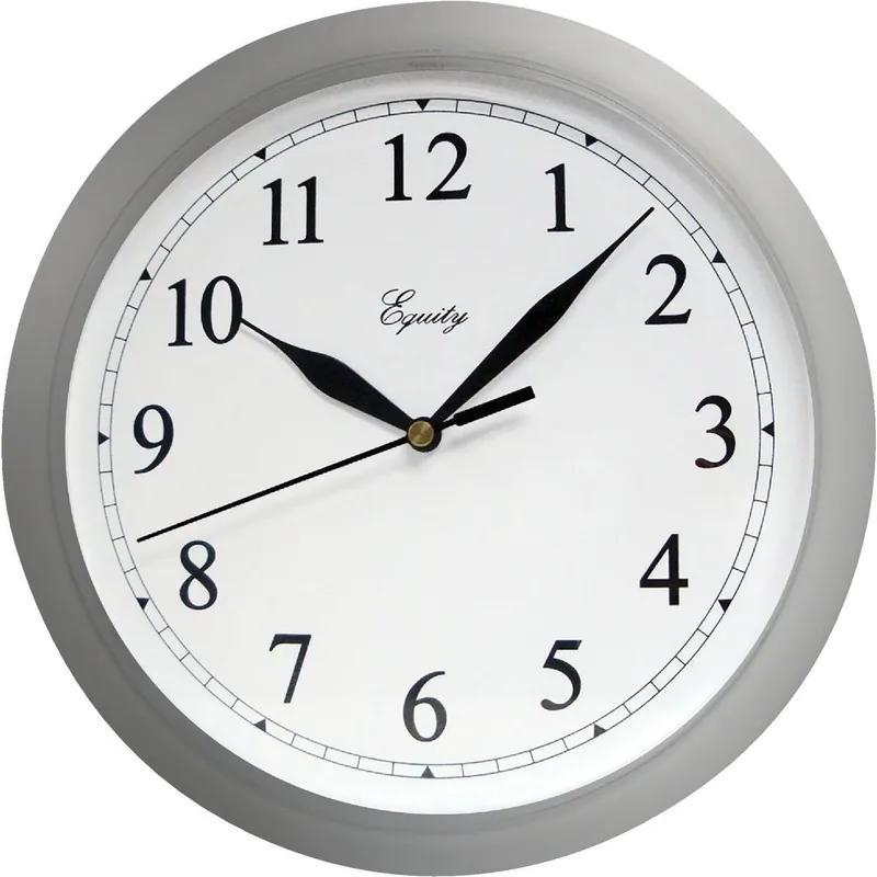 La Crosse Technology 25206 Equity Silver Quartz Wall Clock