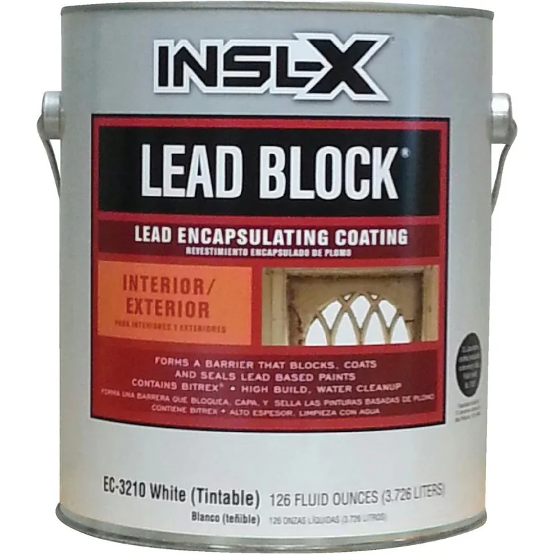 INSL-X EC3210099-01 Lead Block Water Base Lead Encapsulant Coating 1 Gal.