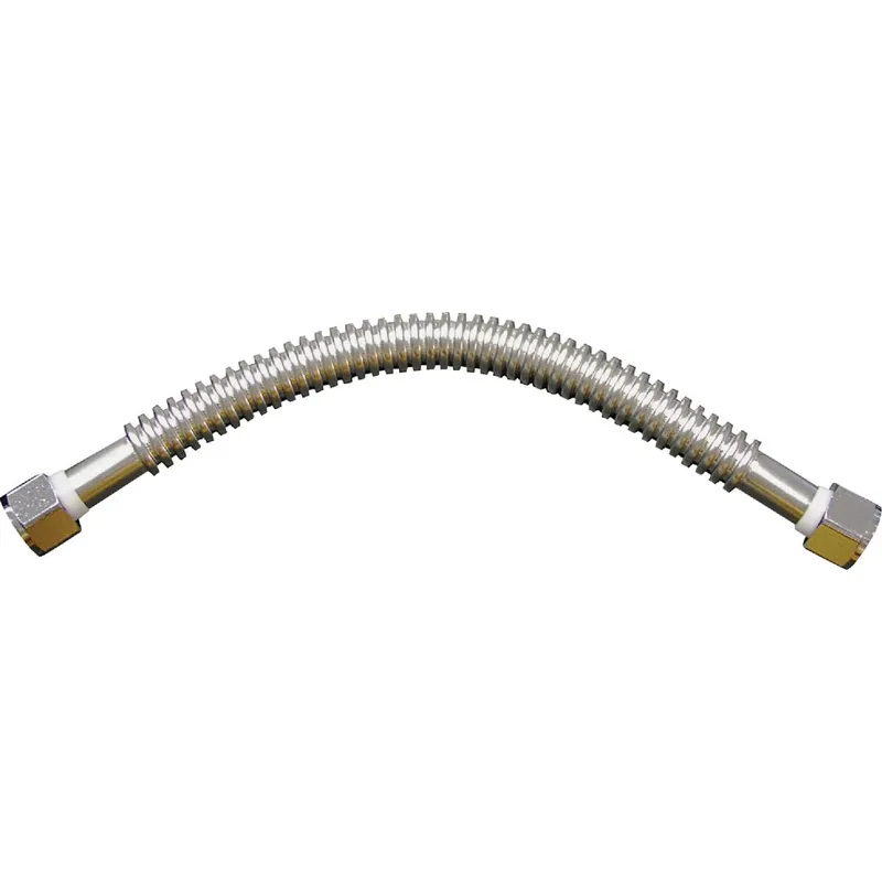 B&K W034SS101018 3/4 In. FPT x 3/4 In. FPT x 18 In. L Stainless Steel Water Heater Connector