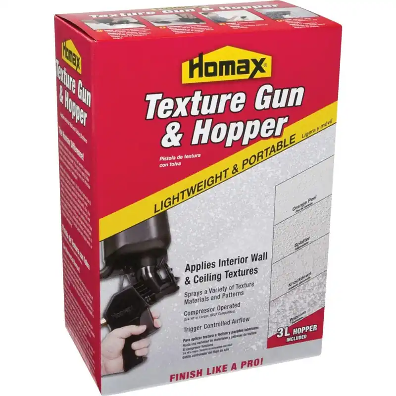 Homax 4630 Pro Texture Pneumatic Spray Gun and Hopper
