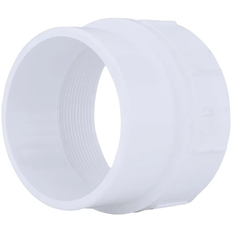 Charlotte Pipe PVC001051200HA 4 In. SPG x 4 In. FIP Schedule 40 DWV PVC Cleanout