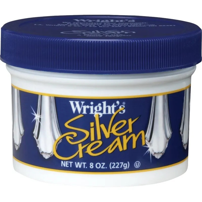 Weiman 014 Wright's 8 Oz. Silver Cream Polish