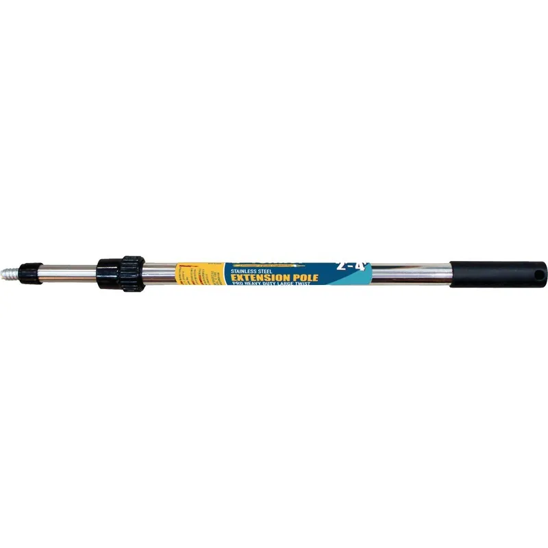 Premier Paint Roller 82024 2 Ft. To 4 Ft. Telescoping Stainless Steel External Twist Extension Pole