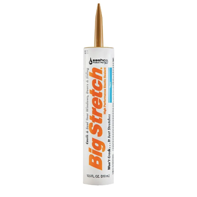 Sashco 10014 Big Stretch 10.5 Oz. Acrylic Elastomeric Caulk Tan