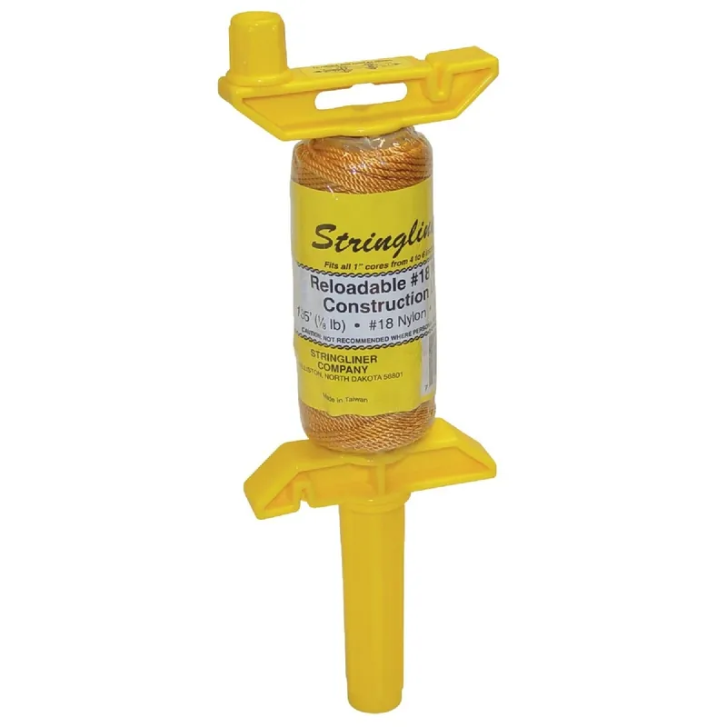 Stringliner 25000 PRO 135 Ft. Gold Twisted Nylon Mason Line Reel
