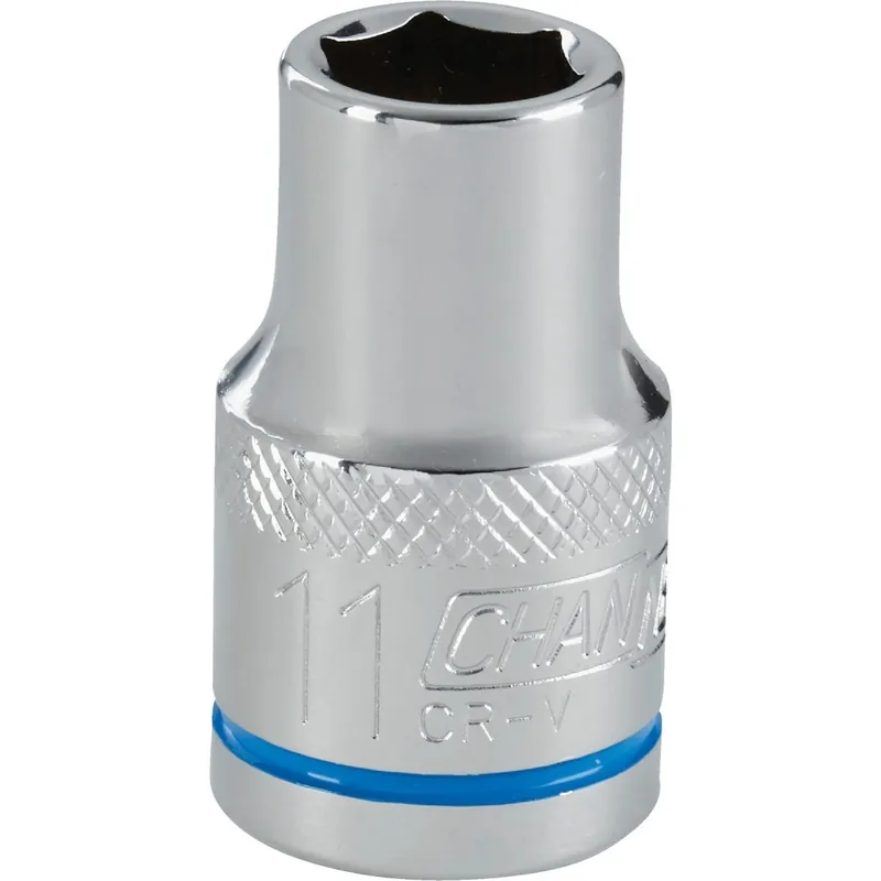 Channellock 302796 1/2 In. Drive 11 mm 6-Point Shallow Metric Socket