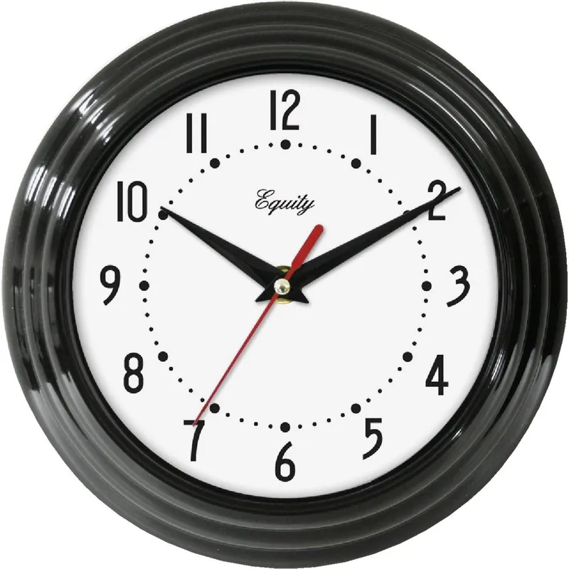 La Crosse Technology 25013 Equity Black Traditional Wall Clock