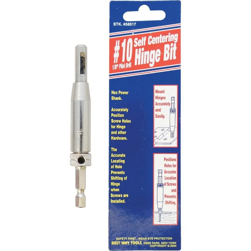Best Way Tools 58517 #10 1/8 In. Hinge Drill Bit