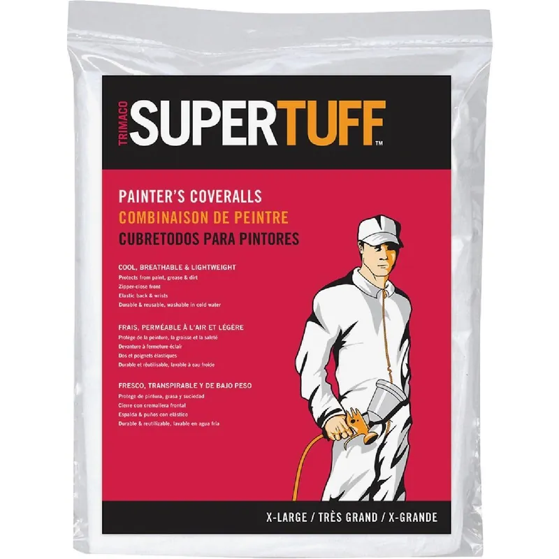 Trimaco 09905 SuperTuff XL Reusable Painter's Coveralls