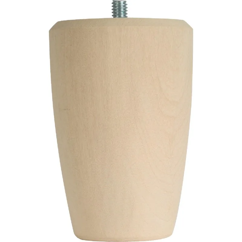 Waddell 2748 Round Taper Hardwood Bun Foot