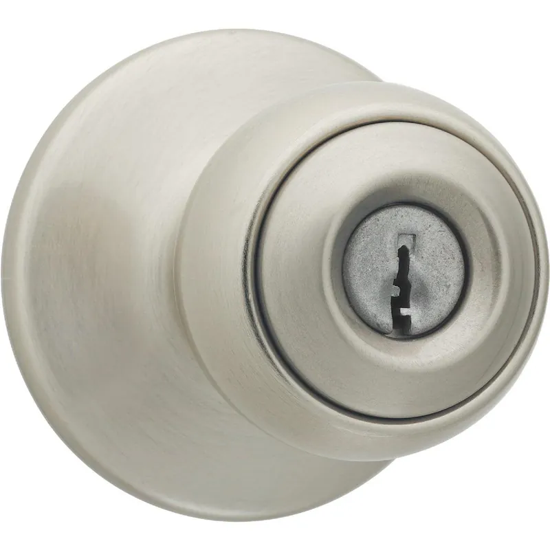 Kwikset 400P156ALRCSV1KD Polo Satin Nickel Entry Door Knob