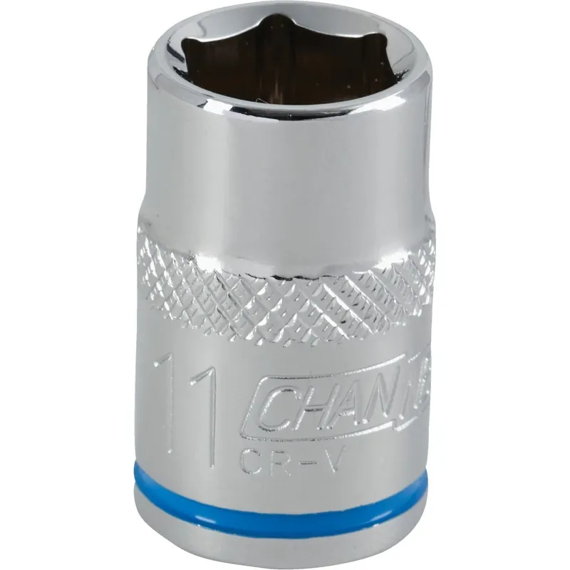 Channellock 302710 3/8 In. Drive 11 mm 6-Point Shallow Metric Socket