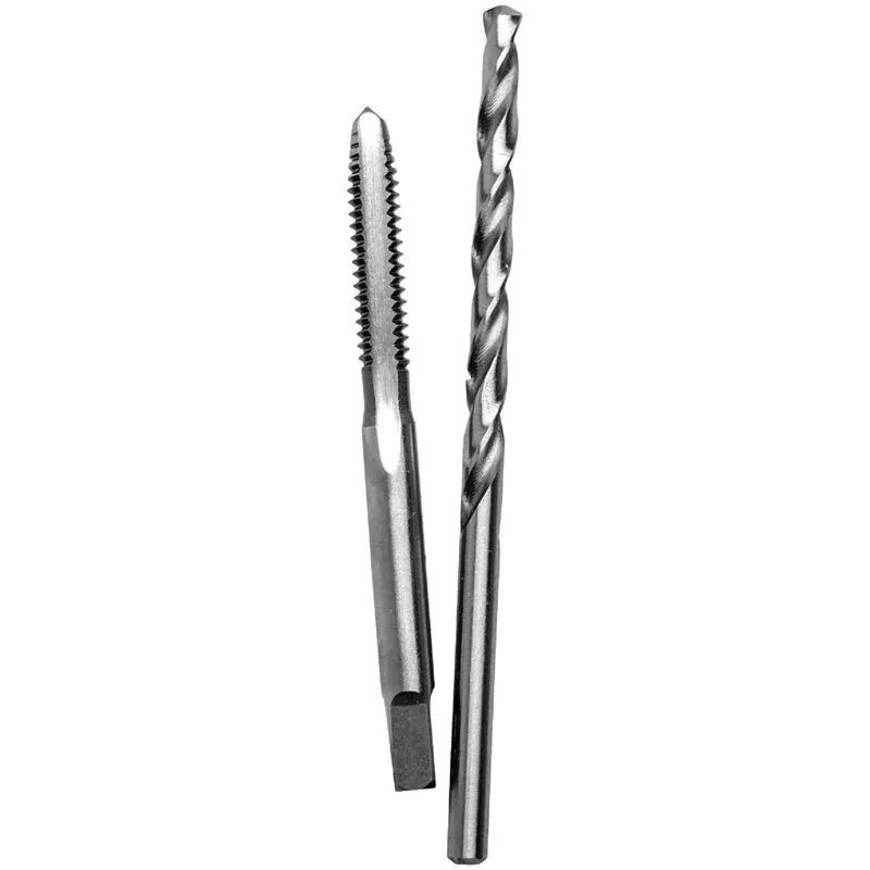 Century Drill Tool 95305 8-32 National Coarse Carbon Steel Tap-Plug and #29 Wire Gauge Drill Bit