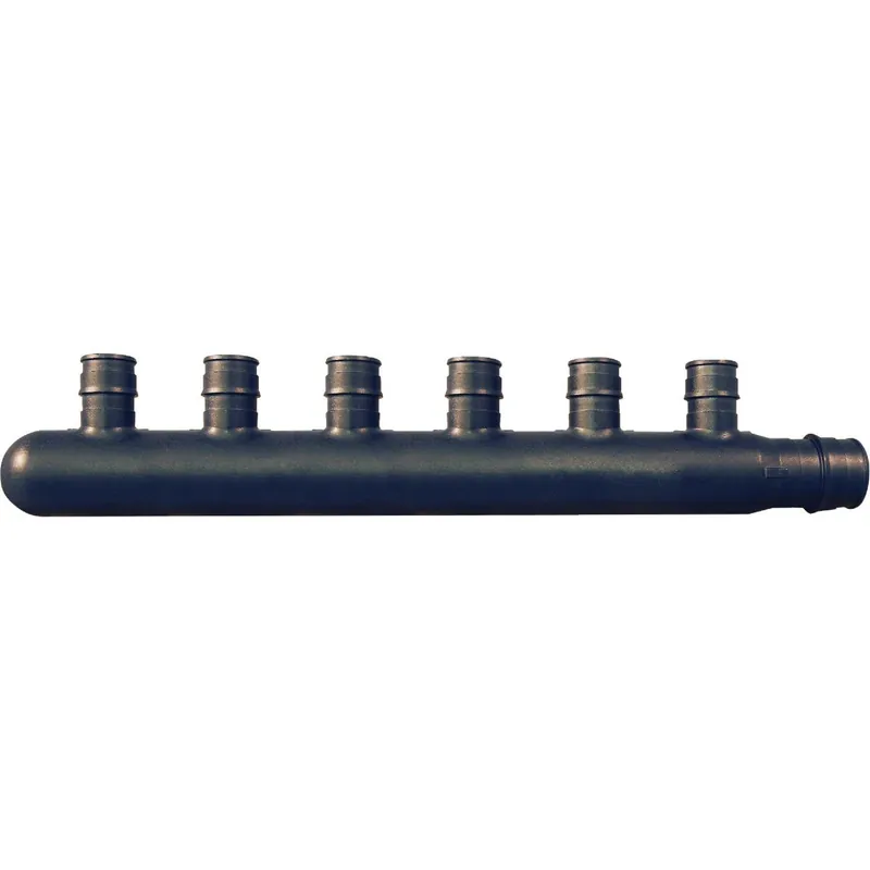 Apollo EPXM6PT Retail PEX - Poly Alloy Manifold Type A 3/4 In. x 6, 1/2 In. Outlets
